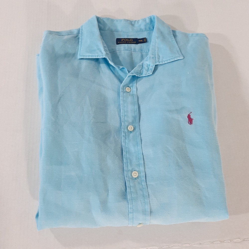 Polo Ralph Lauren Linen Long Sleeve Shirt - Picture 4 of 6